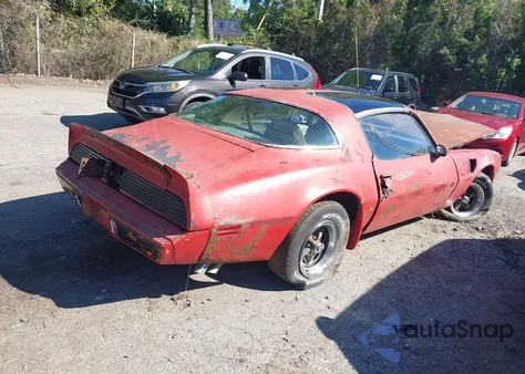 1981 Pontiac Firebird Trans Am из США, поврежденный, VIN 1G2AW87TXBN115829